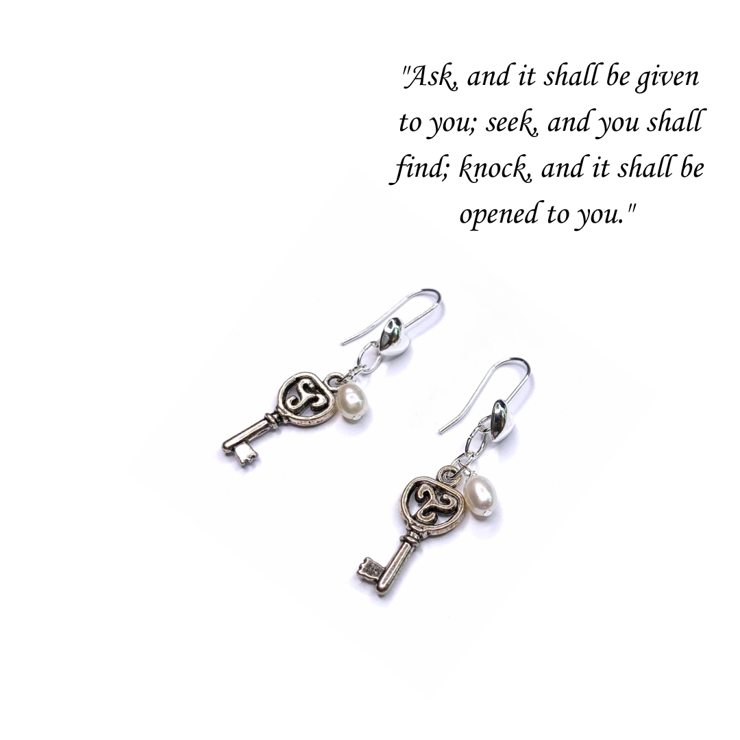 Gracelets Jewelry Key to my Heart Earrings