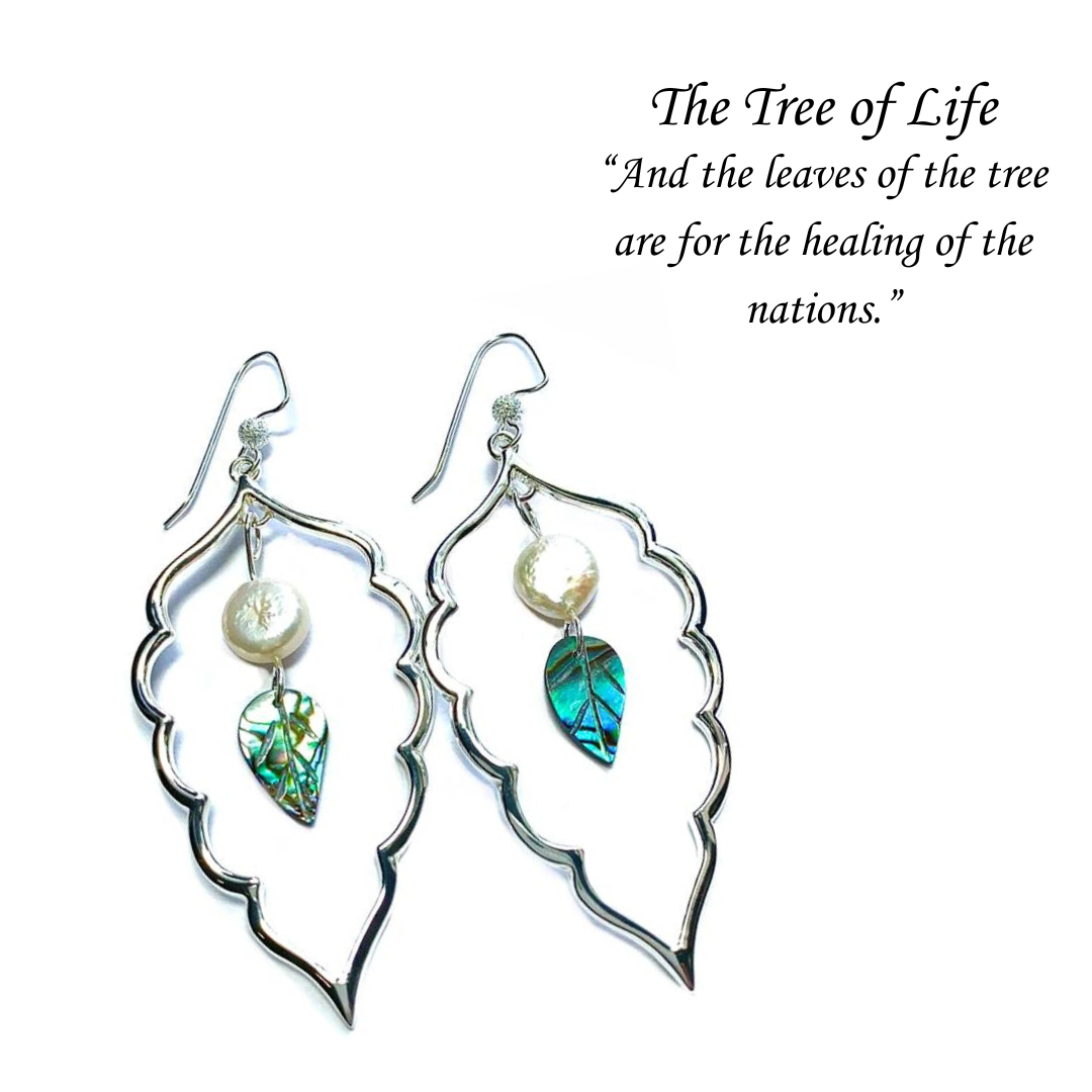 Gracelets Jewelry Tree of Life Leaf Earrings