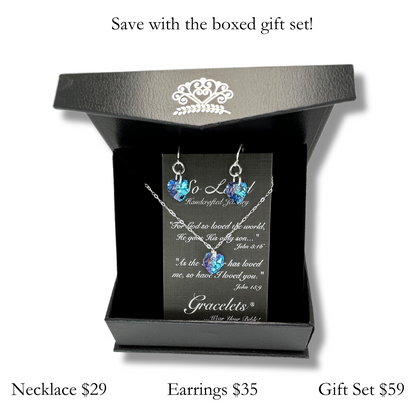 Gracelets Jewelry So Loved Earrings Necklace Gift Set