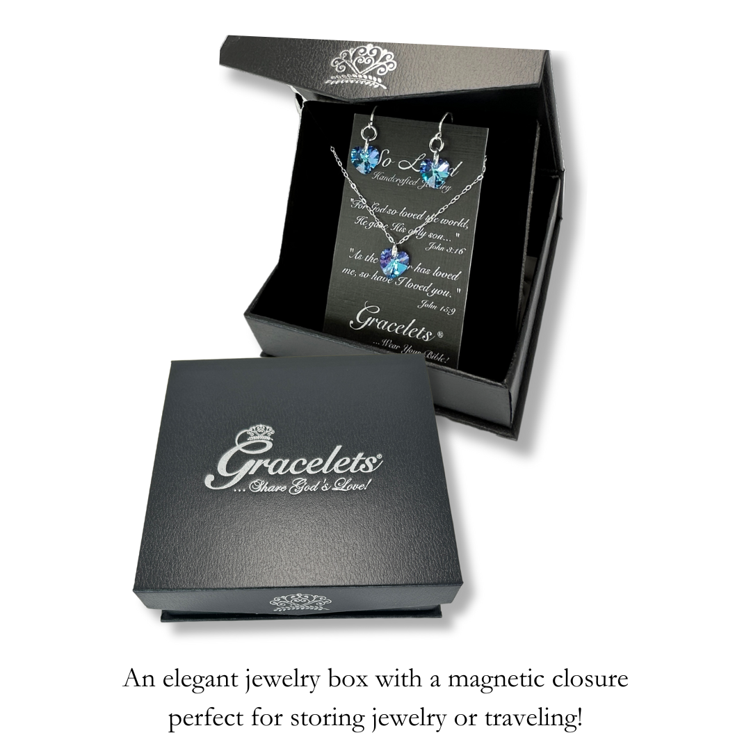 Gracelets Jewelry So Loved Earrings Necklace Gift Set