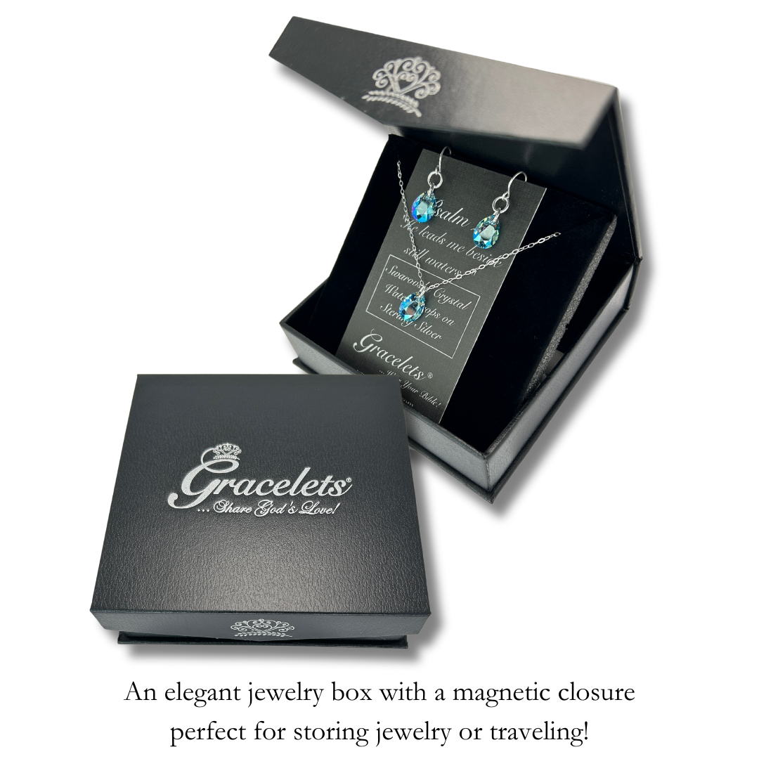 Gracelets Jewelry Still Waters Earrings Necklace Gift Set