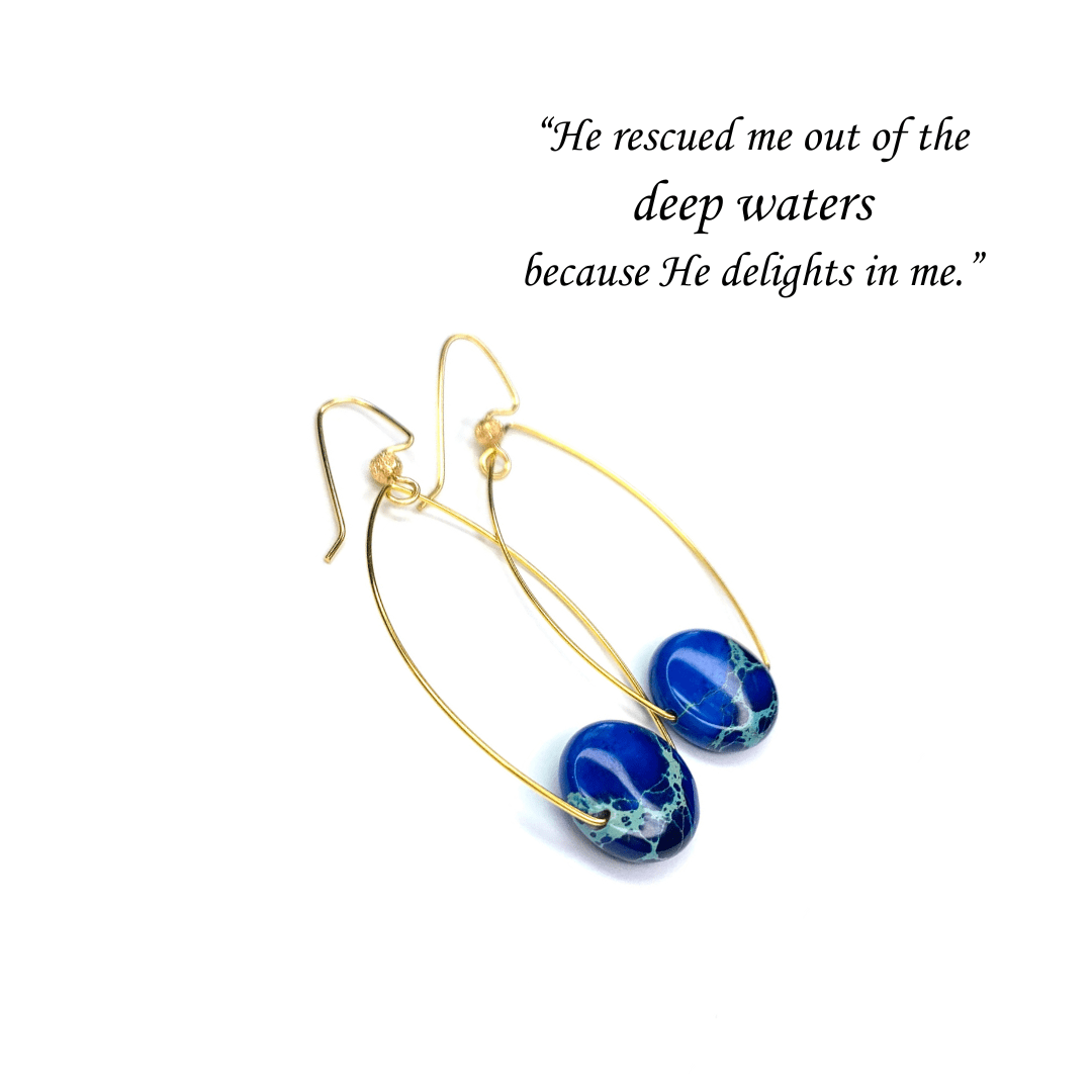 Deep Waters Earrings - Gracelets