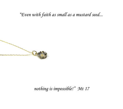 Mustard Seed Necklace - Gracelets