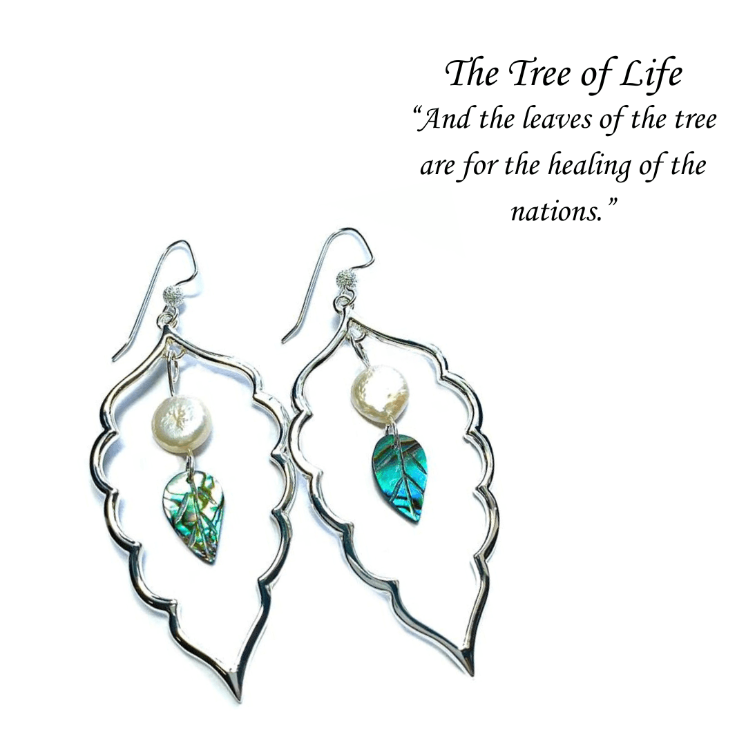 Tree of Life Leaf Earrings - Gracelets