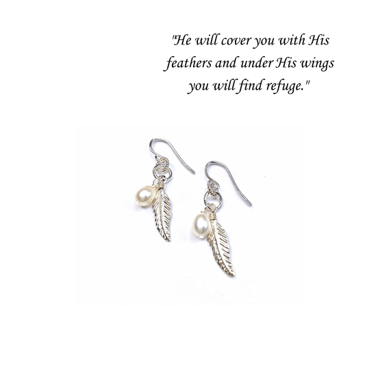 Under His Wings Earrings - Gracelets