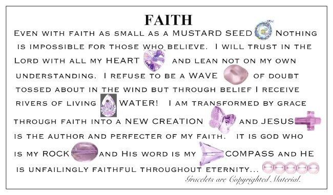 Words of Faith - Forgiven Bracelet – Blessed N Faithful